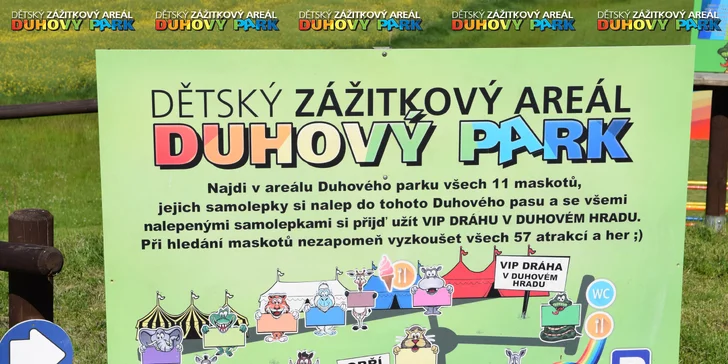 Parádní rodinný den v dětském zábavním areálu Duhový Park