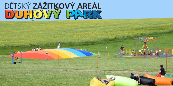 Parádní rodinný den v dětském zábavním areálu Duhový Park