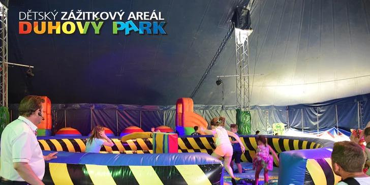 Parádní rodinný den v dětském zábavním areálu Duhový Park