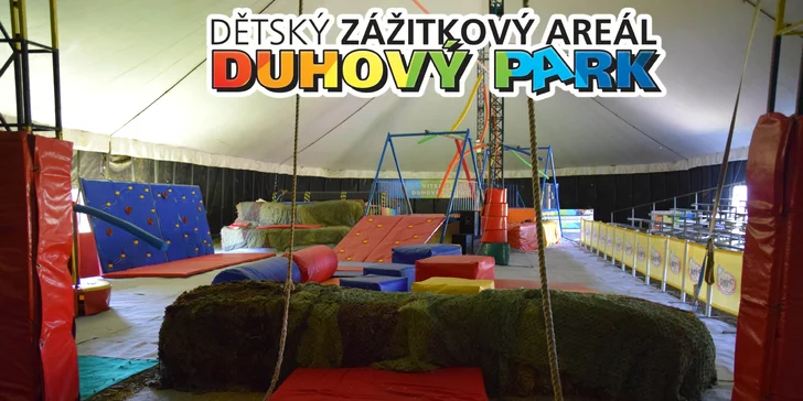 Parádní rodinný den v dětském zábavním areálu Duhový Park