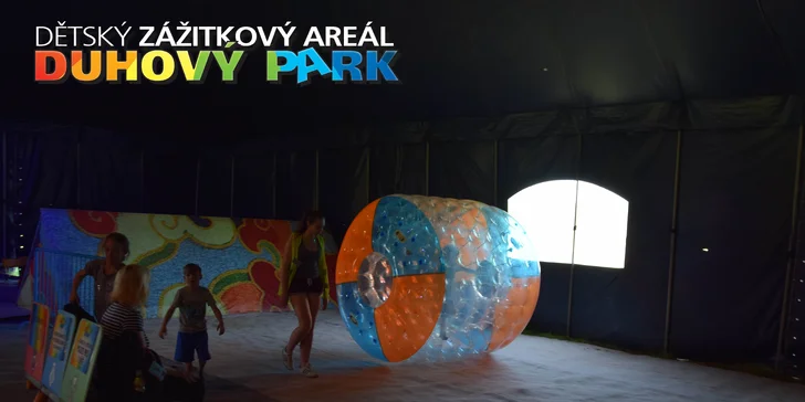 Parádní rodinný den v dětském zábavním areálu Duhový Park