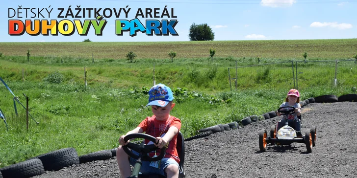 Parádní rodinný den v dětském zábavním areálu Duhový Park