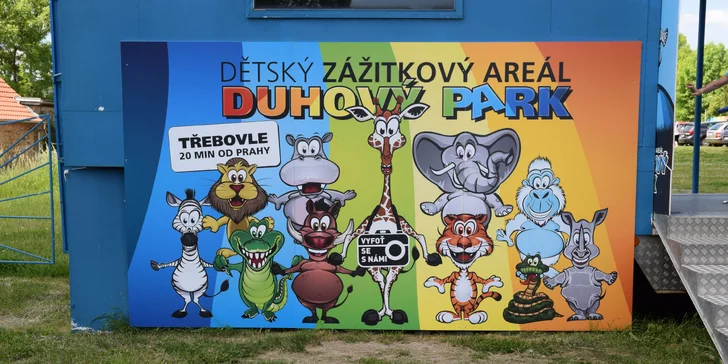 Parádní rodinný den v dětském zábavním areálu Duhový Park