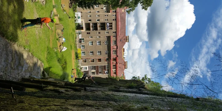 Via ferrata kurz v Horolezecké aréně v centru Liberce