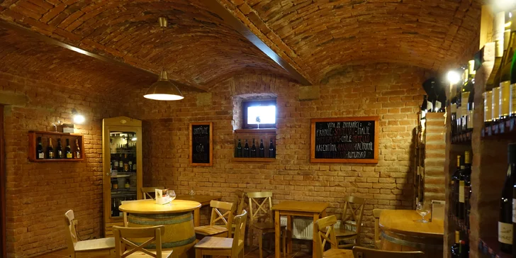 Řízená degustace vína s výkladem sommeliera vč. občerstvení pro 2