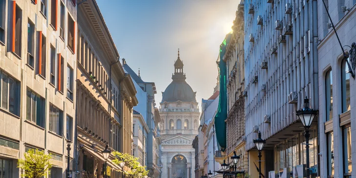 Centrum mesta s Bazilikou sv. Štefana