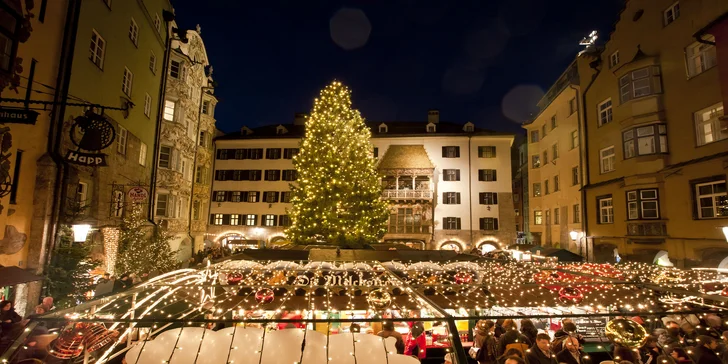 Adventní Innsbruck i s návštěvou magického světa křišťálu Swarovski