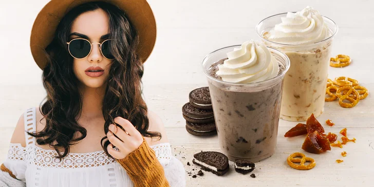 Shake z Yobaru: frozen yogurt Oreo nebo karamel se slanými preclíky