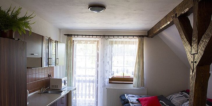 Rodinná dovolená v luxusních apartmánech v Krkonoších se slevovou kartou