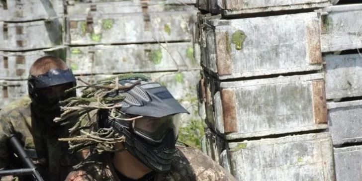 Adrenalinový zážitek: 1 či 10 denních vstupů na paintball včetně nábojů