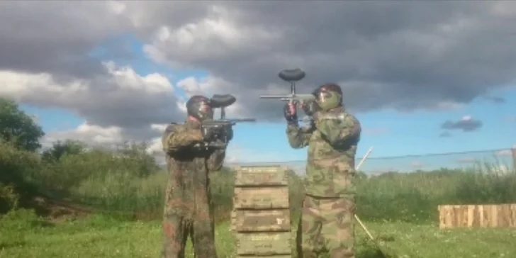 Adrenalinový zážitek: 1 či 10 denních vstupů na paintball včetně nábojů
