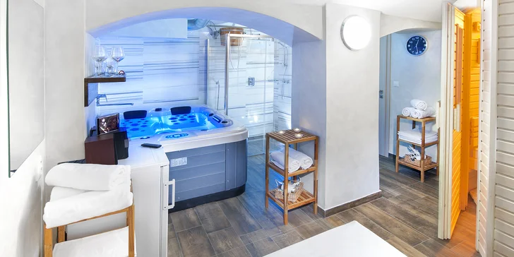 Pronájem privátní sauny nebo vířivky ve wellness centru U Gigantu