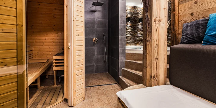 Těšte se i na odpočinek v hotelové wellness zóně.