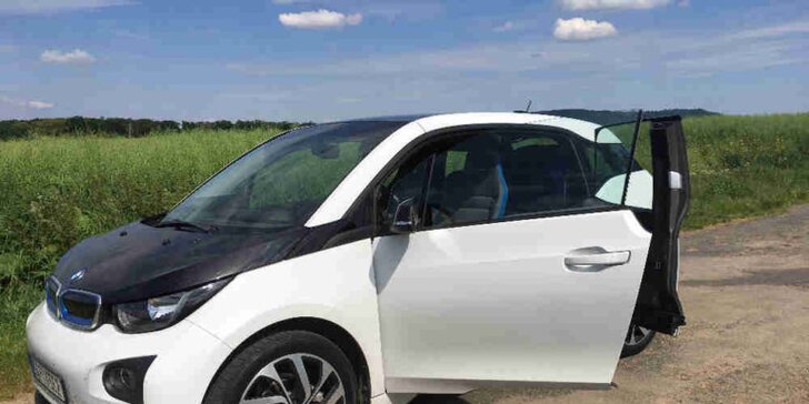 Výlet do budoucnosti: zapůjčení elektromobilu BMW i3 na 10 h, týden nebo měsíc