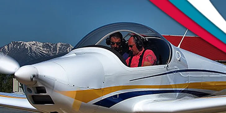 Pilotem na zkoušku: řízení sportovního letounu, odlety z 9 letišť po ČR