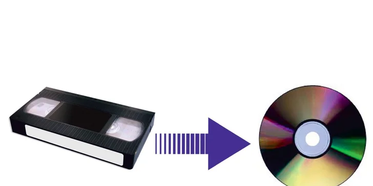 Přepis 120minutového videa z VHS na DVD