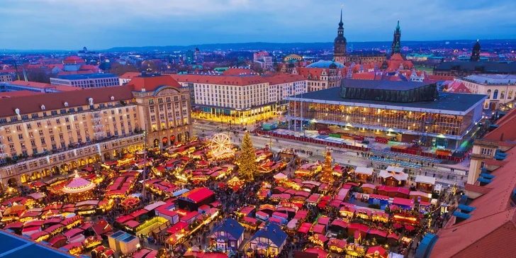 Adventní výlet do Drážďan a kouzelných zahrad zámku Pillnitz