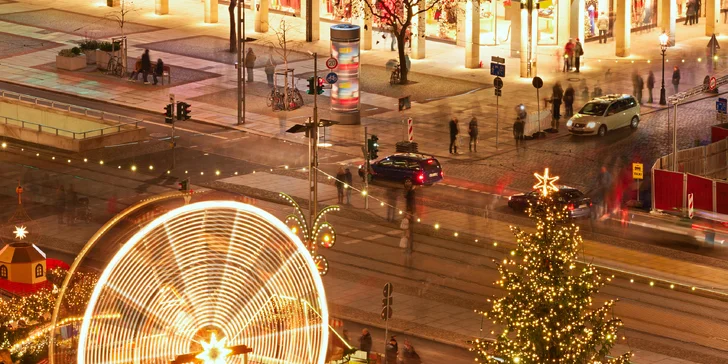Adventní výlet do Drážďan: autobusem do Hřenska, odtud lodí a domů autobusem