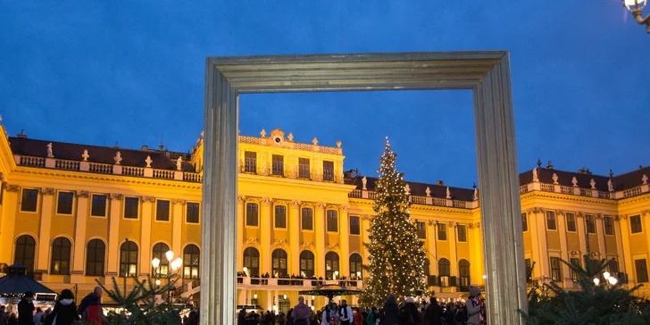 Zažijte malebný advent na zámku Schönbrunn a v soutěsce Johannesbachklamm