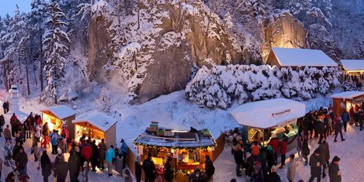 Zažijte malebný advent na zámku Schönbrunn a v soutěsce Johannesbachklamm