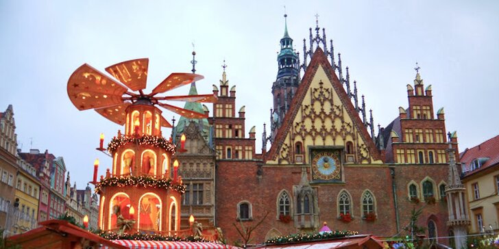 Last Minute do krásné adventní Wroclawi s odjezdy ze Zlína, Holešova či Ostravy