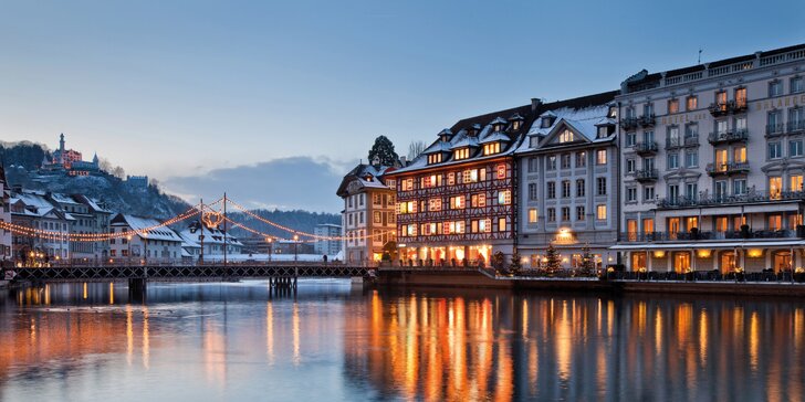 Luzern a návštěva nejvýše položených adventních trhů v Evropě na hoře Pilatus
