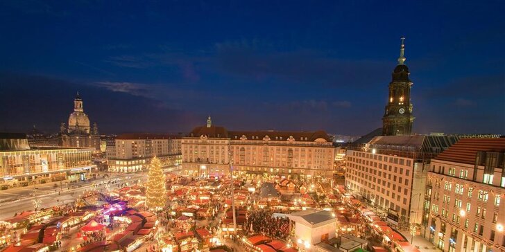 Nejstarší vánoční trhy: adventní Drážďany z Brna, Velkého Meziříčí a Jihlavy