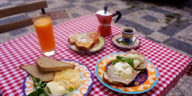 Snídejte s láskou až do oběda: víkendový brunch z kvalitních surovin dle výběru