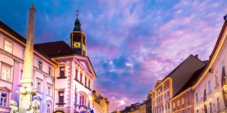 Slovinské láznění a adventní trhy v Lublani s ubytováním ve 3* hotelu a průvodcem