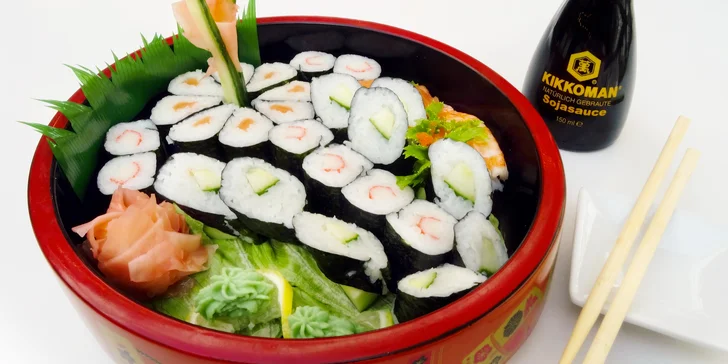 Vějíř čerstvého sushi pro 1 či 2: okuste oblíbený klenot asijské kuchyně