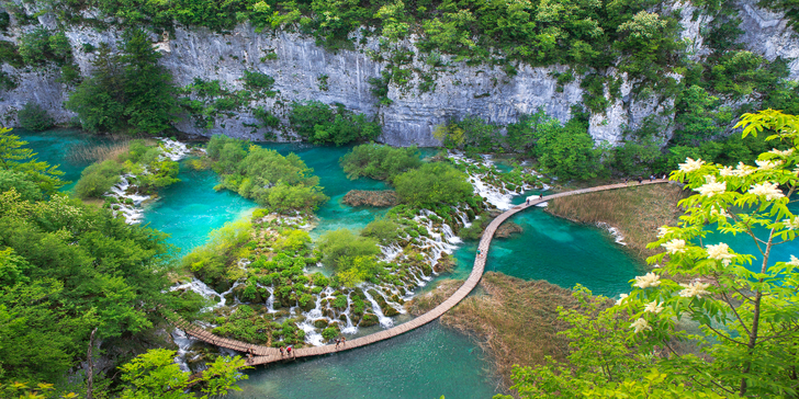 Národní parky a památky v Chorvatsku včetně dopravy a polopenze na 7 nocí