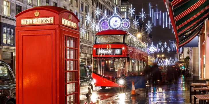 Adventní Londýn a Oxford s ubytováním na 2 noci se snídaní včetně trajektu