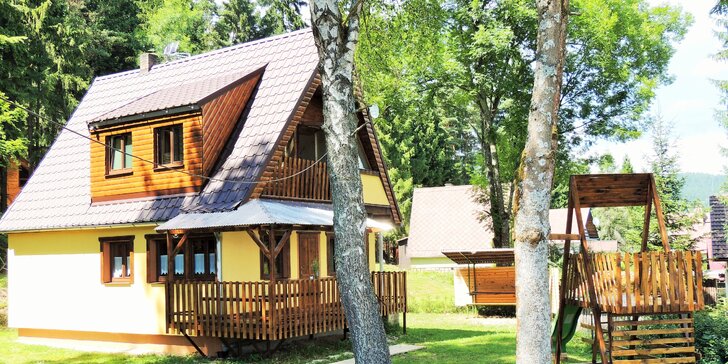 Skvělá dovolená v chatě u Lipna: ubytování v apartmánu až pro 5 osob