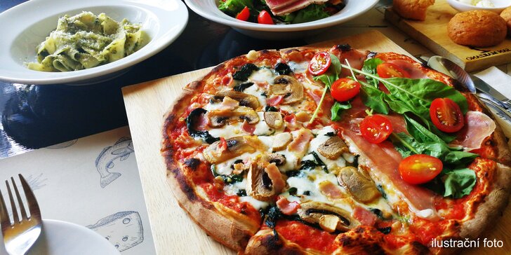 Vůně Itálie na Budějovické: Pizza, pasta nebo risotto a domácí limonáda