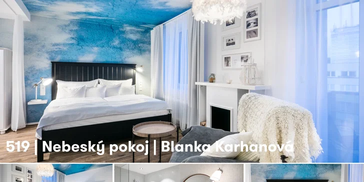 Noc v designovém pokoji 4* Grand Hotelu Imperial a večeře s degustací vín
