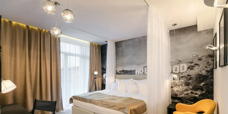 Noc v designovém pokoji 4* Grand Hotelu Imperial s degustační večeří