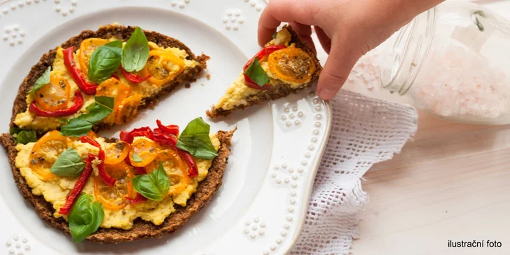 Pizza, jak ji neznáte: barevná, zdravá, raw a bez lepku - pro dvě osoby