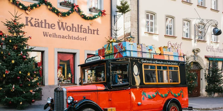 Poznejte kouzlo adventu v bavorských městech Vánoc: Rothenburg a Würzburg