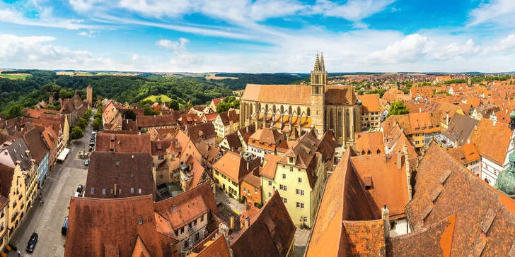 Poznejte kouzlo adventu v bavorských městech Vánoc: Rothenburg a Würzburg