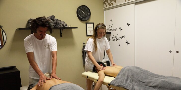 Hloubková masáž pro úlevu svalů v délce 30 nebo 60 minut