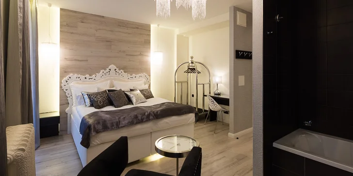 Noc v designovém pokoji 4* Grand Hotelu Imperial s degustační večeří