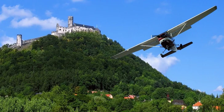 Seznamovací let v letadle Cessna: 20 minut ve vzduchu včetně pilotování