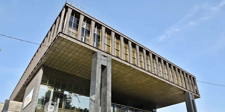 Krtkův dort a libovolný horký nápoj v budově Národního muzea