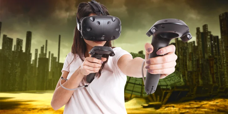 Hodina ve světě virtuální reality v Plzni až pro 8 osob: objevujte, pařte, bavte se