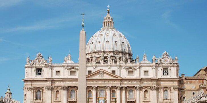 Trochu jiná oslava 28. září: Zájezd do Říma a Vatikánu včetně 1 noci v hotelu