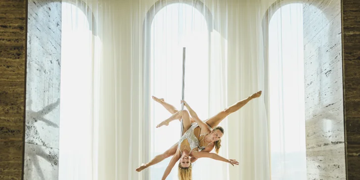 Nedělní dvouhodinový taneční workshop pole dance pro začátečnice