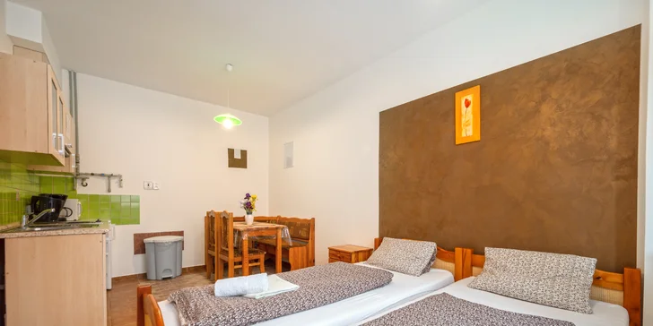 Na výběr jsou i apartmány s vlastní kuchyňkou.