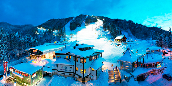 Krásná zima v rakouských Alpách: polopenze, neomezený bazén i lyžování