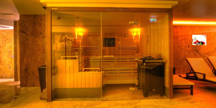 Těšit se můžete na okouzlující relax v neomezeném wellness.