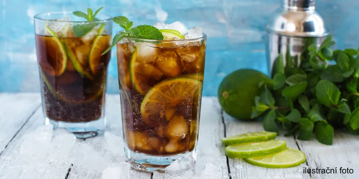 Havana party na Moravě: 2 či 4 koktejly ze 3 druhů s rumem Havana Club
